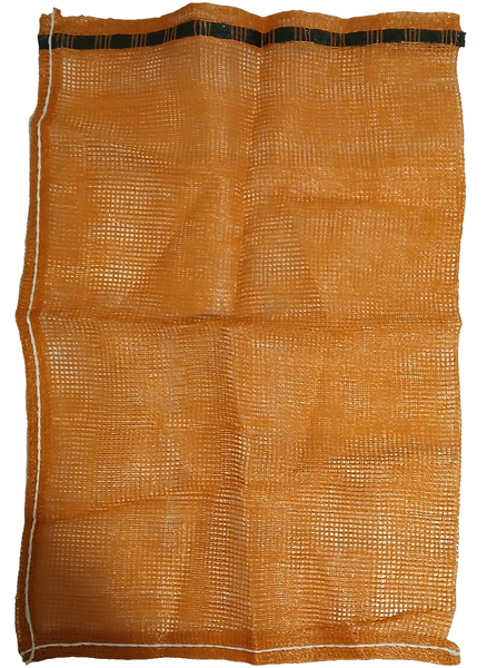 Orange Leno Poly Mesh Net Bags 45 x 60cm (18" x 24" Inches)