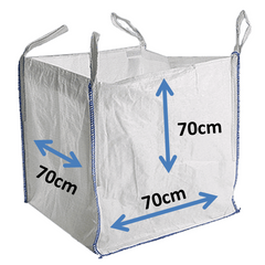 35 x 70 HEAVY DUTY EXTRA LARGE CLEAR PLASTIC POLYTHENE RUBBLE