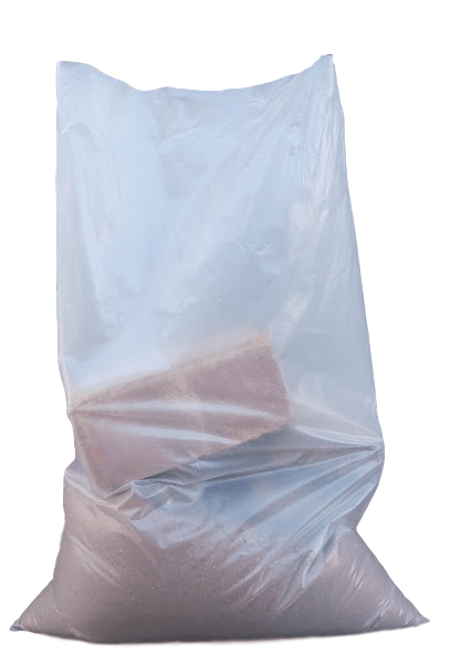 Clear Builders Rubble Bags, LDPE, Size: 20 x 30" Inches (508mm x 762mm)